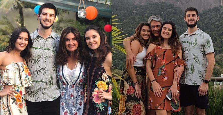 Trigêmeos de Fátima Bernardes e William Bonner comemoram o aniversário separados pela primeira vez