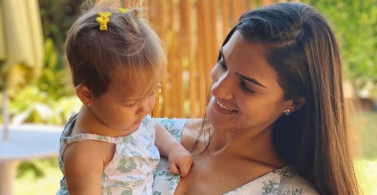 Marcella Barra, esposa do sertanejo Mateus, comemora primeiro ano da filha: ”Te amamos muito”