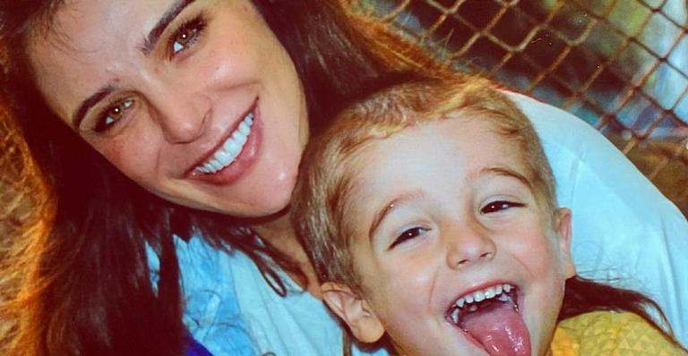 Rafa Brites flagra o filho em uma bacia e faz desabafo sobre apertos financeiros que passou