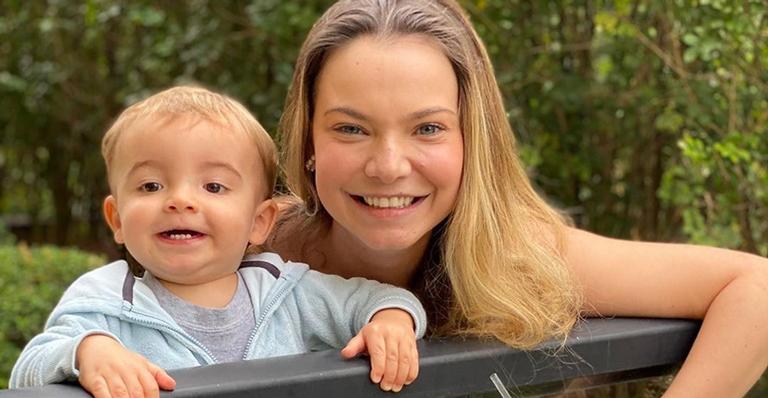 Milena Toscano explode o fofurômetro com clique do filho, João Pedro: ”Muito lindo”