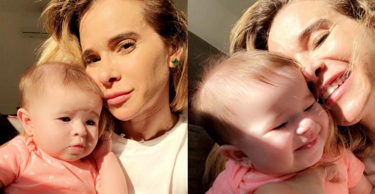 Dany Bananinha se derrete pela filha com registro fofíssimos: ”Obrigada Deus por esse presente”