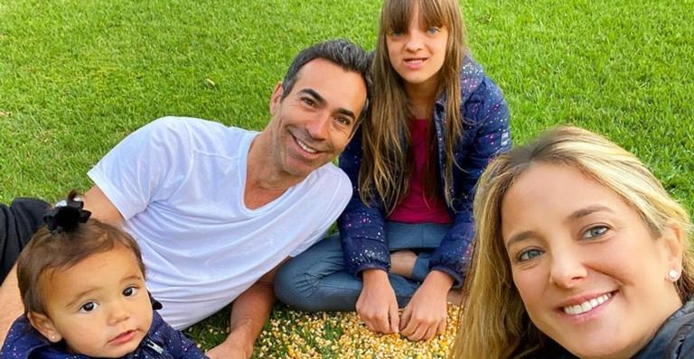 Rafaella Justus ganha elogios fofos de César Tralli e se declara: ”Melhor paidrasto do mundo!”