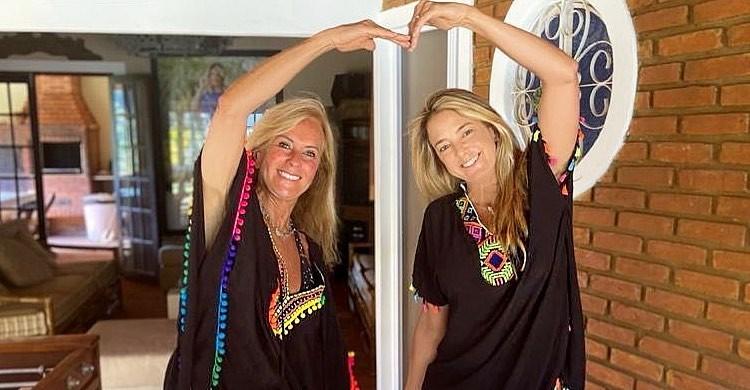 Ticiane Pinheiro derrete a web ao compartilhar sequência de cliques com sua mãe, Helô Pinheiro