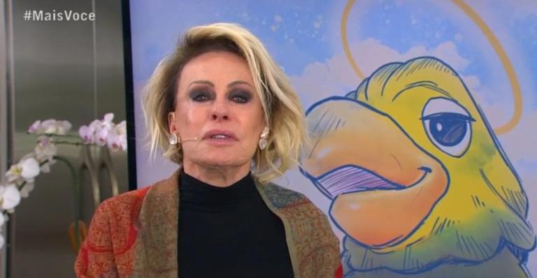 Ana Maria Braga se emociona ao falar de Tom Veiga no início do ‘Mais Você’