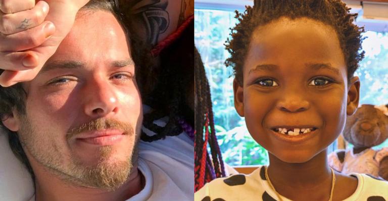 Irmão de Gio Ewbank, Gian Luca lembra fotos com o sobrinho, Bless: ”Saudade de agarrar meu chulé”