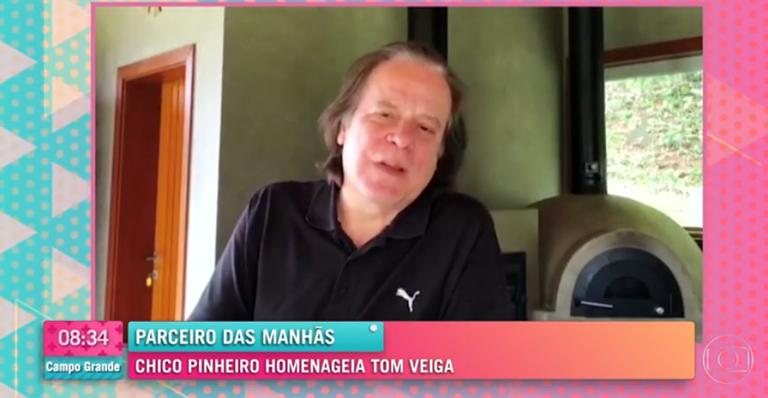 Chico Pinheiro fala sobre morte de Tom Veiga: ”Quantas saudades”