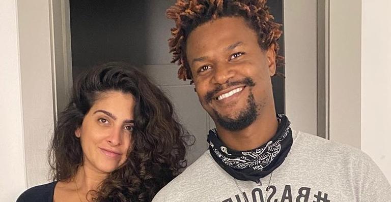 David Junior faz declaração para Yasmin Garcez, que está na reta final da gravidez