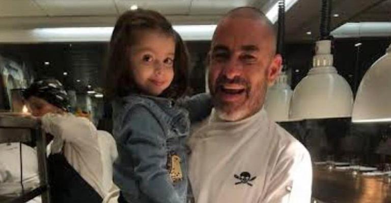 Henrique Fogaça celebra cinco anos da filha, Maria Letícia: ”Cada dia mais feliz”