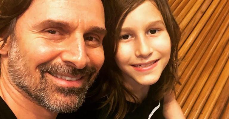 Murilo Rosa se derrete por vídeo de aniversário feito para o filho: ”Meu Deus, que coisa linda”