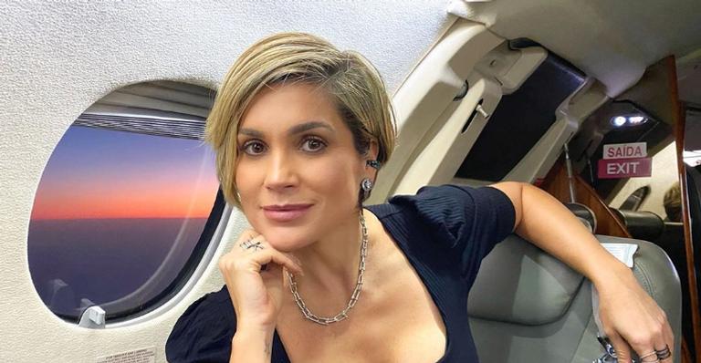 Flávia Alessandra arrasa ao apostar em visual artístico para suas unhas