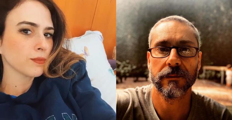 Tatá Werneck relembra clique comprometedor com Alexandre Nero e brinca: ”É o Rodrigo Lombardi”