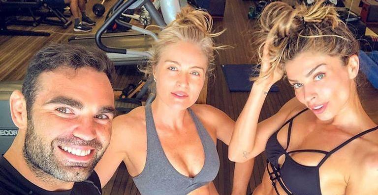 Após 9 meses, Angélica e Grazi Massafera voltam a treinar juntas