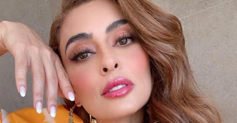 Poderosa, Juliana Paes aproveita a luz do dia e posa para fotos: ”O sol de testemunha”