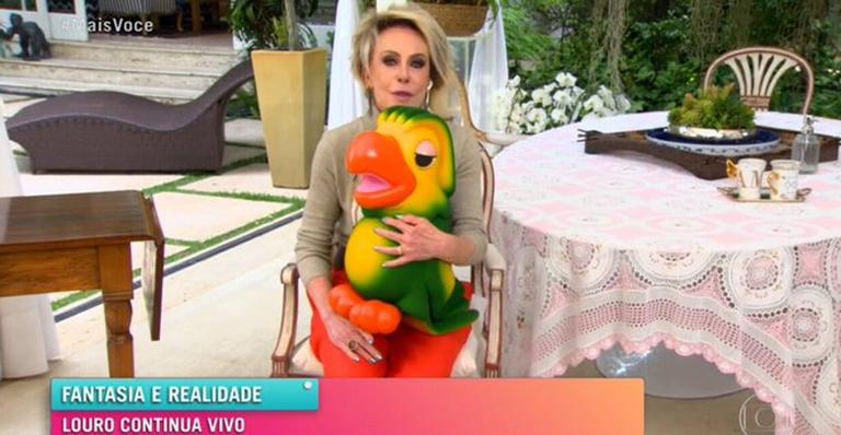 Ana Maria Braga surge com Louro José no colo: ”Matar a minha saudade”