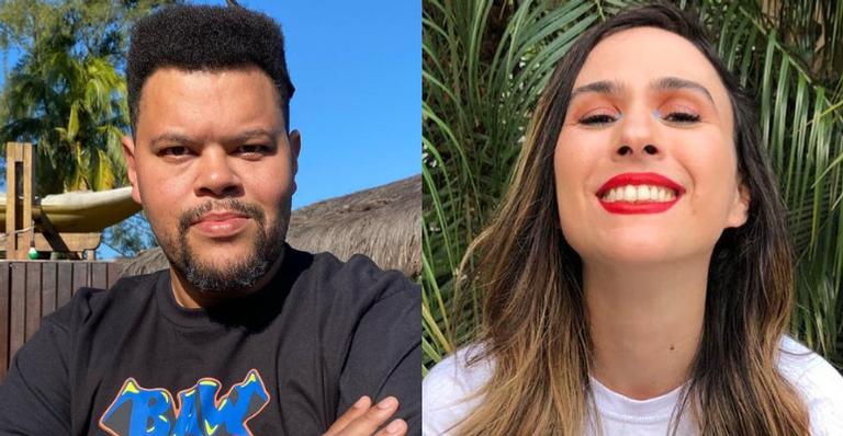 Babu Santana rasga elogios para Tatá Werneck após gravação do Lady Night: ”Gênia”