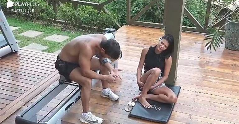 A Fazenda: Mariano e Jake analisam peão: ”Se dá bem com todo mundo, está super dentro do jogo”