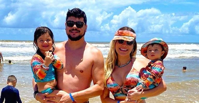 Cristiano, da dupla com Zé Neto, curte dias de descanso com a família: ”Minha base”