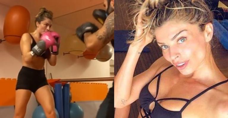 Chico Salgado mostra Grazi Massafera treinando e choca web: ”Essa mulher faz tudo”