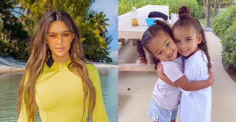 Kim Kardashian parabeniza a sobrinha com uma bela homenagem: ”Você é luz”