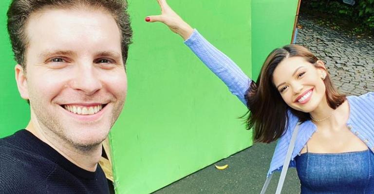 Thiago Fragoso posa nos bastidores com Vitória Strada e encanta web: ”Vou ficar com saudades”