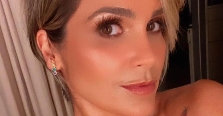 Flávia Alessandra relembra clique antigo com cabelo curtinho e recebe elogios: ”Coisa mais linda”