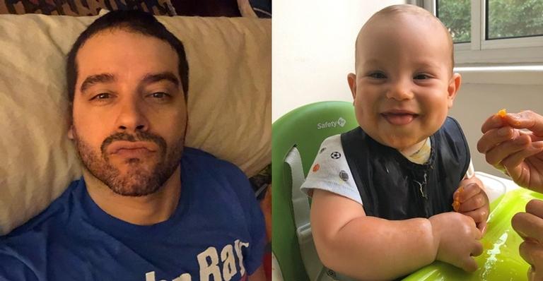 Gui Winter explode o fofurômetro com clique ao lado do filho, Pedro Luna: ”Meu sol”