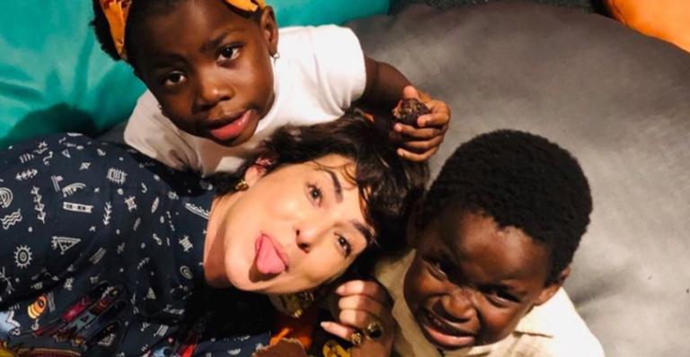 Fernanda Paes Leme faz teste do Covid-19 para visitar o afilhado, Bless: ”Dinda maravilhosa”