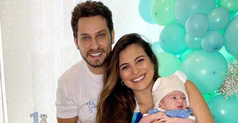 Kamilla Salgado faz vídeo divertido do filho e do marido: ”Meu tigrinho e meu tigrão!”