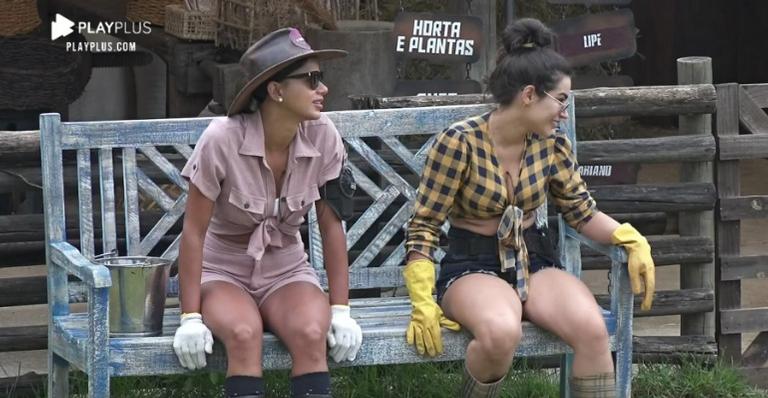 A Fazenda: Em papo com Raissa, Jakelyne Oliveira relembra ex abusivo: ”Me amaldiçoou”