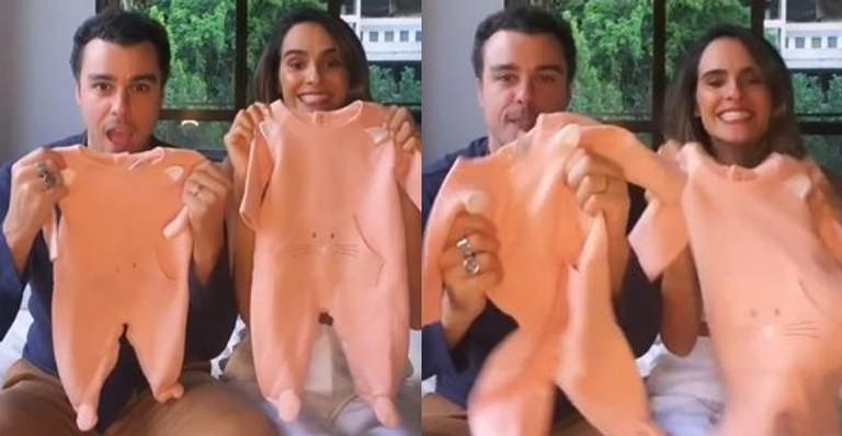A família vai aumentar! Joaquim Lopes e Marcella Fogaça anunciam que serão pais de gêmeas