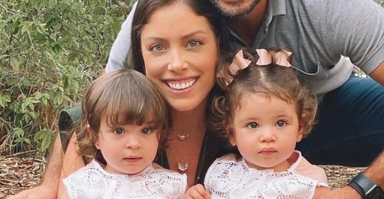 Diagnosticada com Covid-19, Fabiana Justus posta foto das filhas e lamenta saudade
