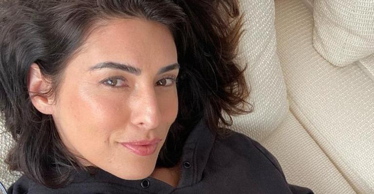 Fernanda Paes Leme encanta a web ao publicar clique de seu cachorro: ”Que lindo!”