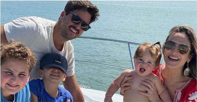 Claudia Leitte compartilha lindos cliques com a família e arranca elogios da web