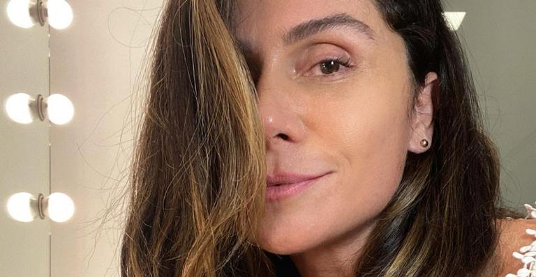 Giovanna Antonelli aposta em look amarelo e declara: ”Meio apaixonada”
