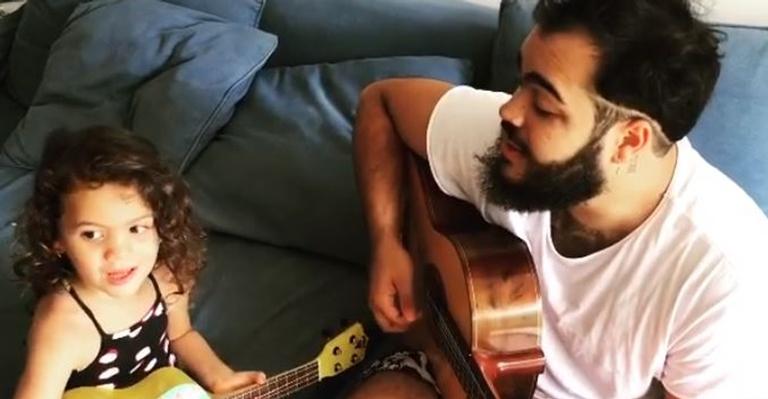 Francisco, filho de Preta Gil, comemora aniversário de cinco anos da filha: ”O tempo voa”