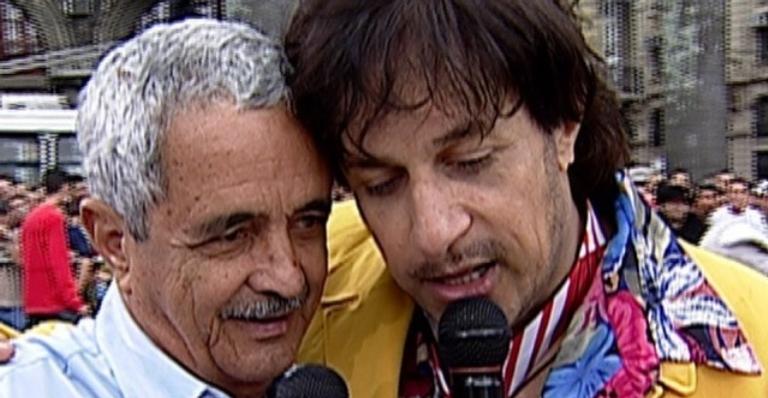 Tom Cavalcante emociona com homenagem para Francisco Camargo: ”Vou sentir imensas saudades”