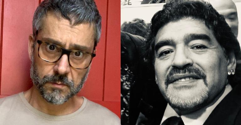 Alexandre Nero lamenta a morte de Diego Maradona: ”Era mágico”