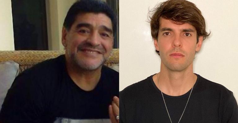 Kaká comove web ao prestar bela homenagem a Maradona: ”Obrigada por tudo que você fez”