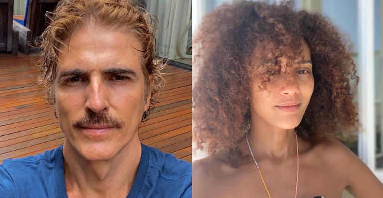 Reynaldo Gianecchini comemora aniversário de Taís Araujo com registro de ‘Da Cor do Pecado’