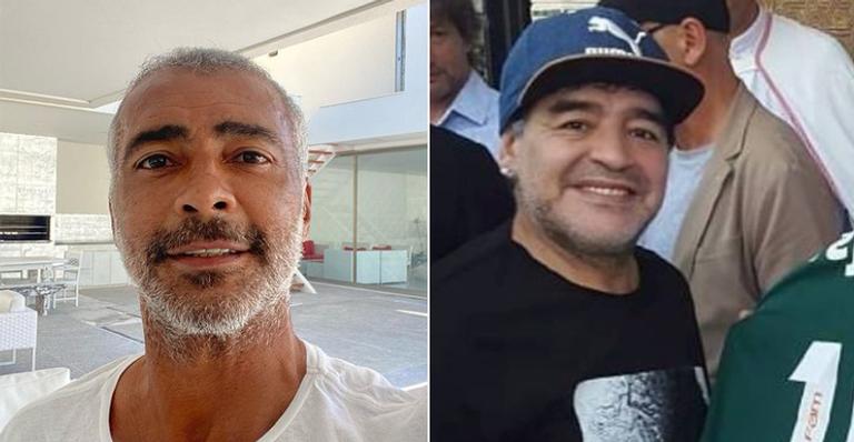 Romário homenageia Maradona e lamenta: ”Meu amigo se foi”