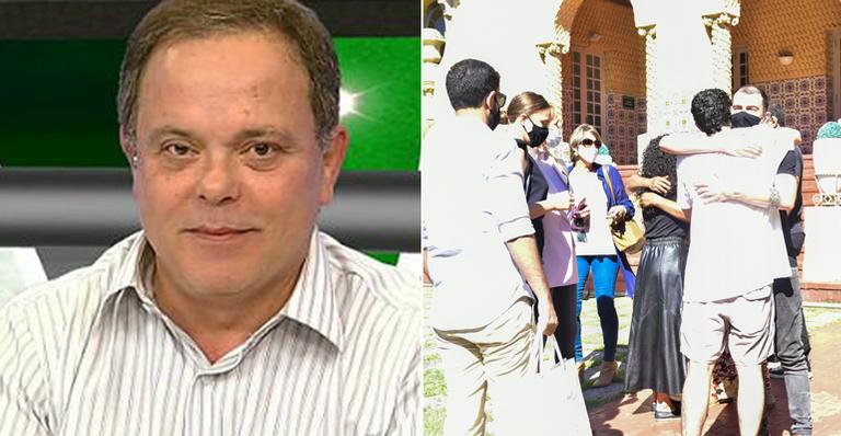 Familiares e amigos se emocionam no velório de Fernando Vanucci