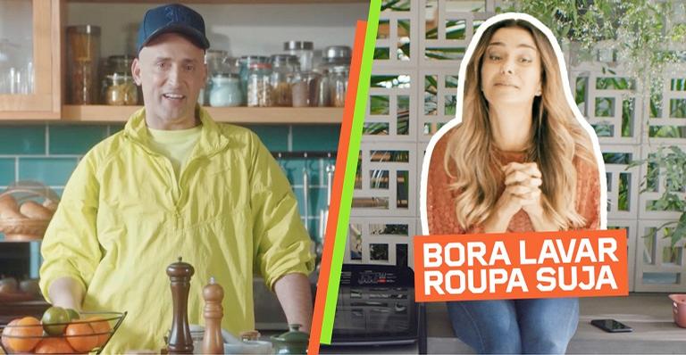 Paulo Gustavo e Mônica Martelli revelam brincadeira para campanhas da Consul e Brastemp