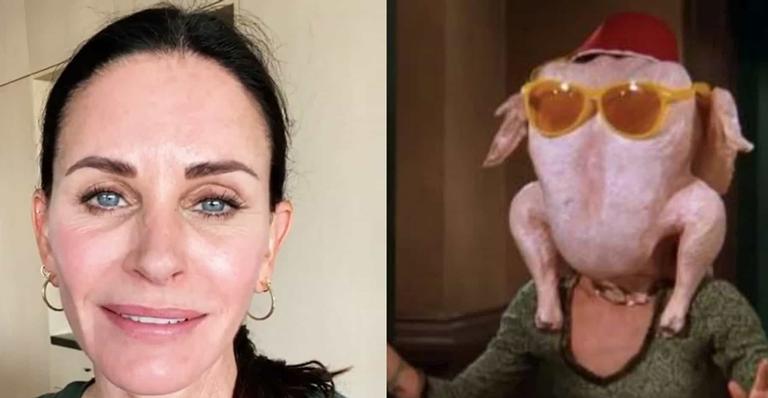 Courteney Cox surpreende e recria cena de ‘Friends’
