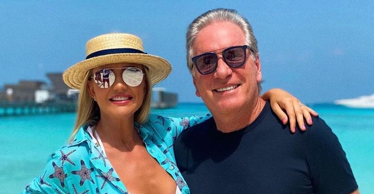 Roberto Justus fala da relação com a esposa: ”Amamos fazer tudo que podemos juntos!”