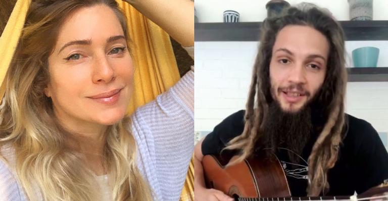 Leticia Spiller posa com seu amado, Pablo Vares: ”Bom dia”