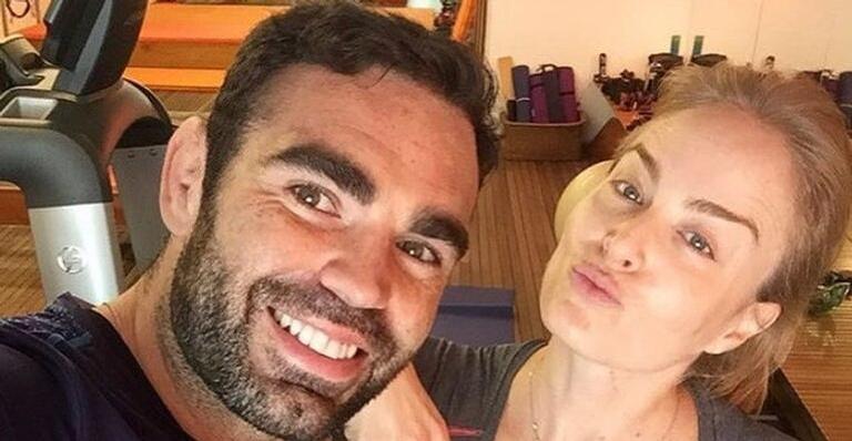 Chico Salgado faz declaração de aniversário para Angélica: ”Sorte de conviver com você”