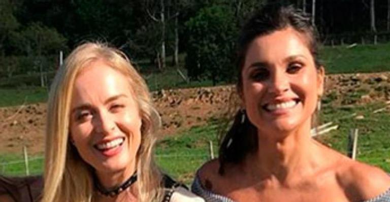 Flávia Alessandra presta homenagem à Angélica no seu aniversário de 47 anos