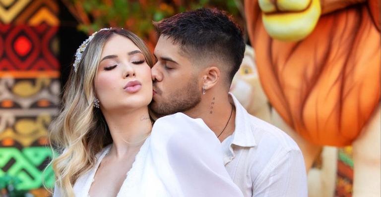 Zé Felipe se derrete por Virginia Fonseca e pela filha: ”Mudaram a minha vida para melhor”