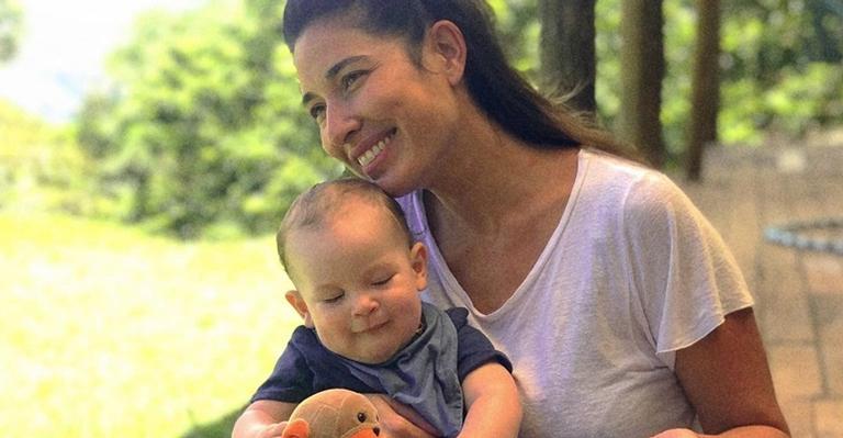 Giselle Itié comemora 9 meses do filho com mimos para si mesma: ”Se cuidem, se mimem”