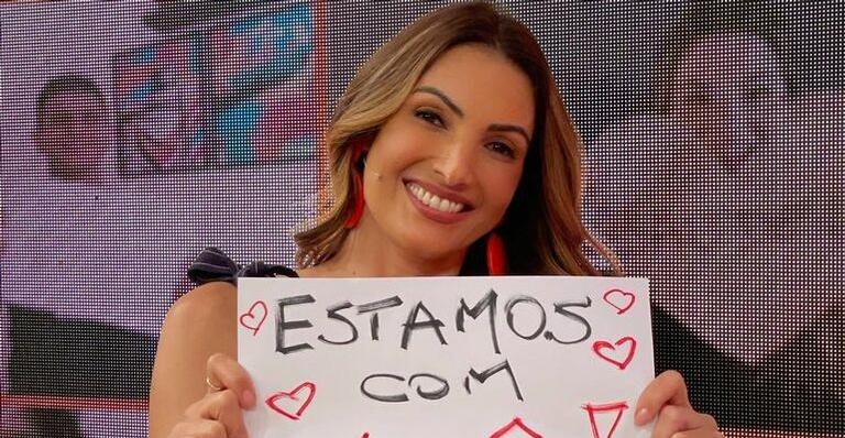 Patrícia Poeta assume programa de Fátima Bernardes e emociona com mensagem para apresentadora